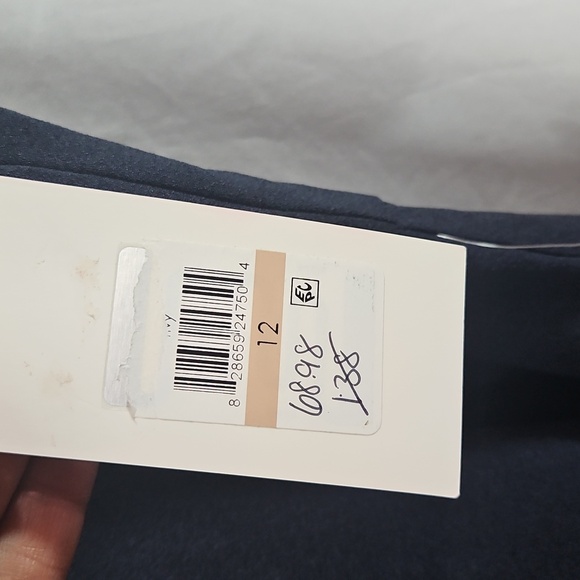 Harper Navy Blue Cowl Neck Sleeveless Midi Dress Size 12 NWT - Picture 3 of 7